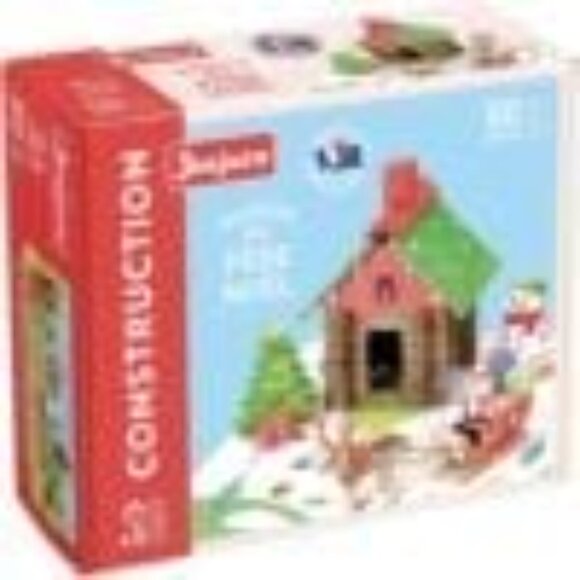 NWT Jeujura Wooden Toys Santa's House Building Set - Picture 3 of 3
